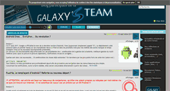 Desktop Screenshot of blog.galaxys-team.fr