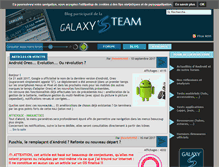 Tablet Screenshot of blog.galaxys-team.fr
